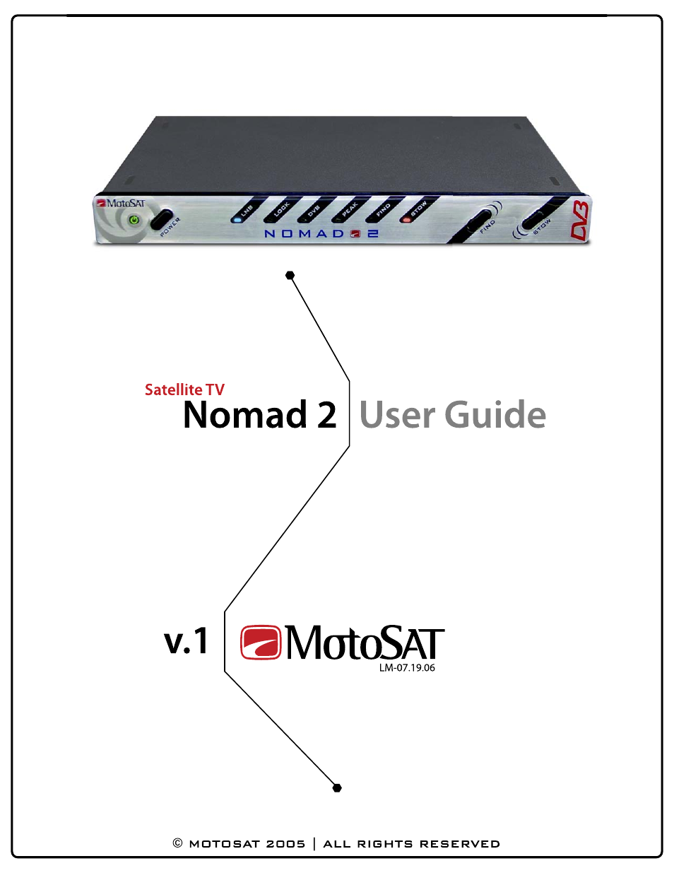 MotoSAT Nomad 2 User Manual | 18 pages