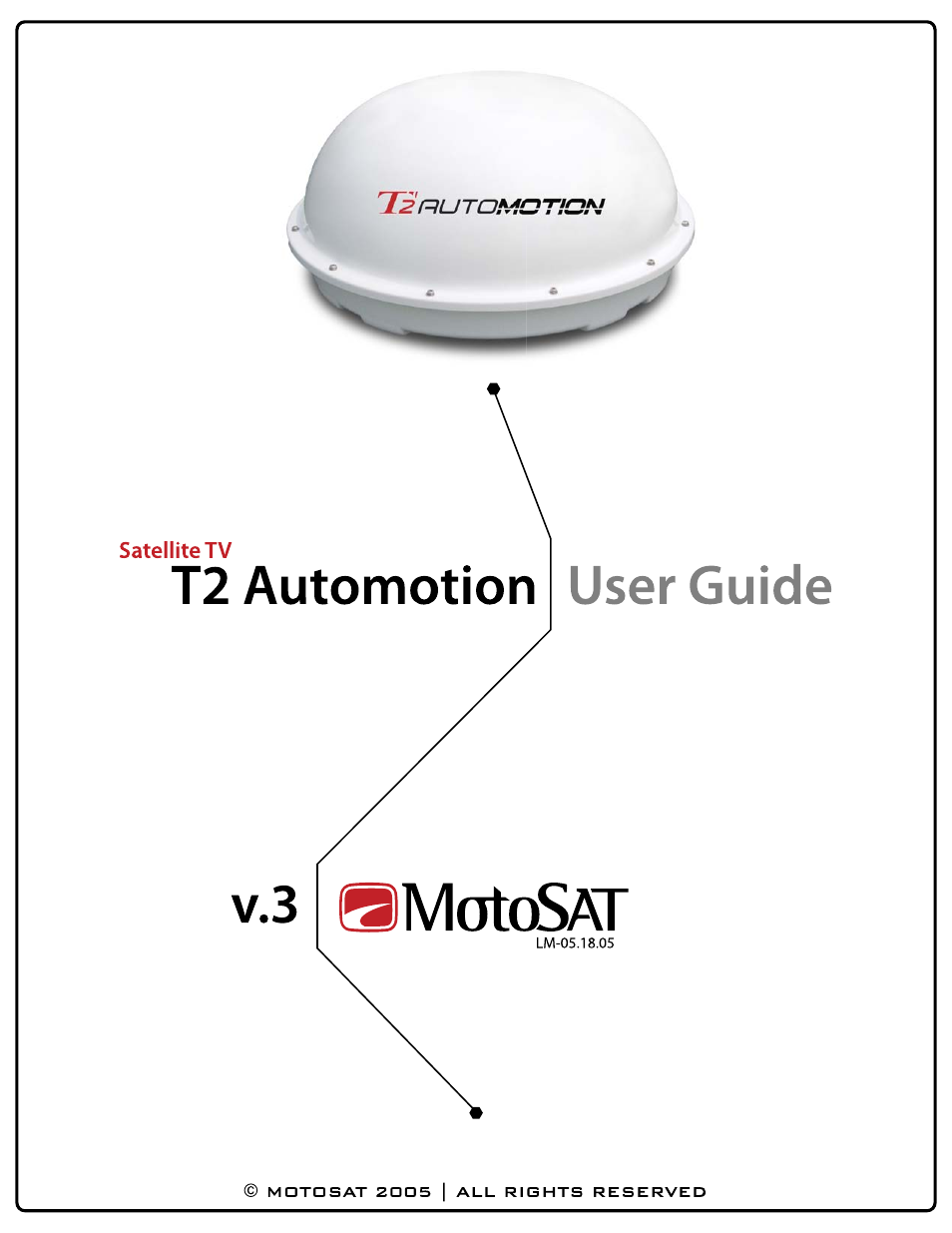 MotoSAT AutoMotion Dome T2 User Manual | 9 pages