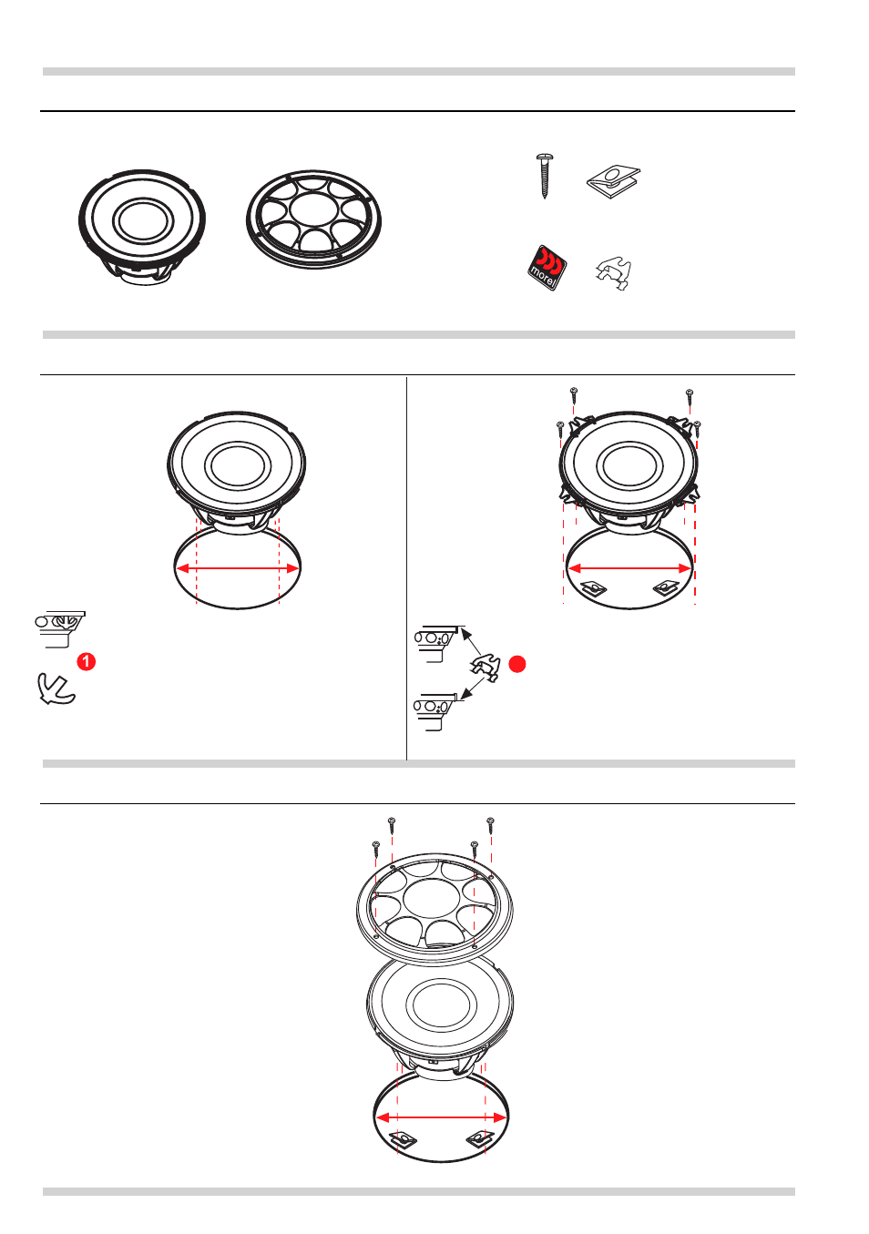 Morel 4" Grill X8 User Manual | 1 page