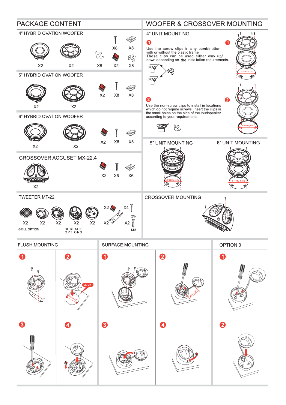 Morel Hybrid Ovation II 4 MX 22 User Manual | Page 2 / 4