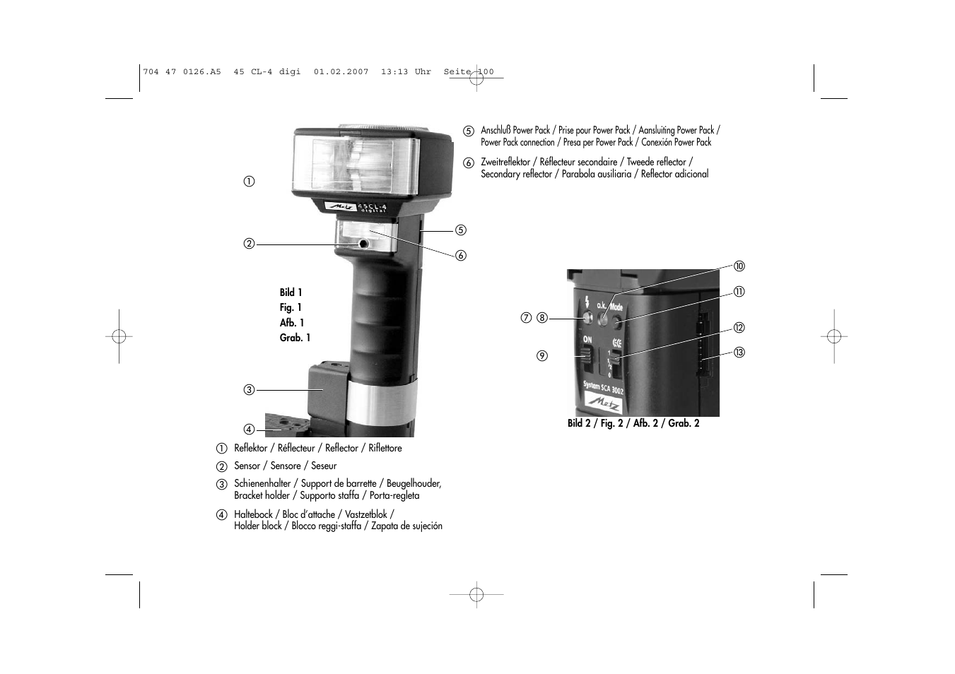 Metz Mecablitz 45 CL-4 User Manual | Page 100 / 104