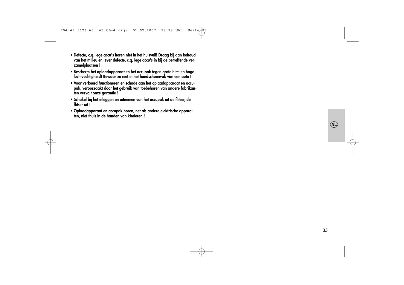 Metz Mecablitz 45 CL-4 User Manual | Page 35 / 104