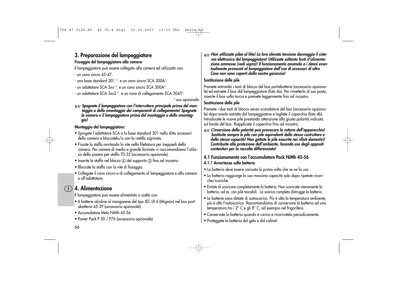 Metz Mecablitz 45 CL-4 User Manual | Page 66 / 104