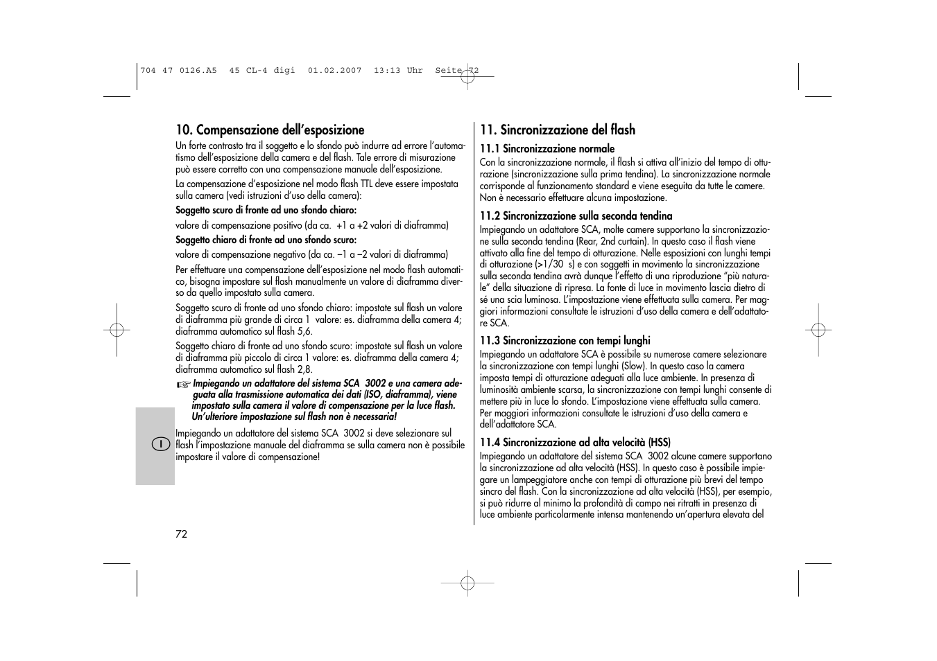 Metz Mecablitz 45 CL-4 User Manual | Page 72 / 104