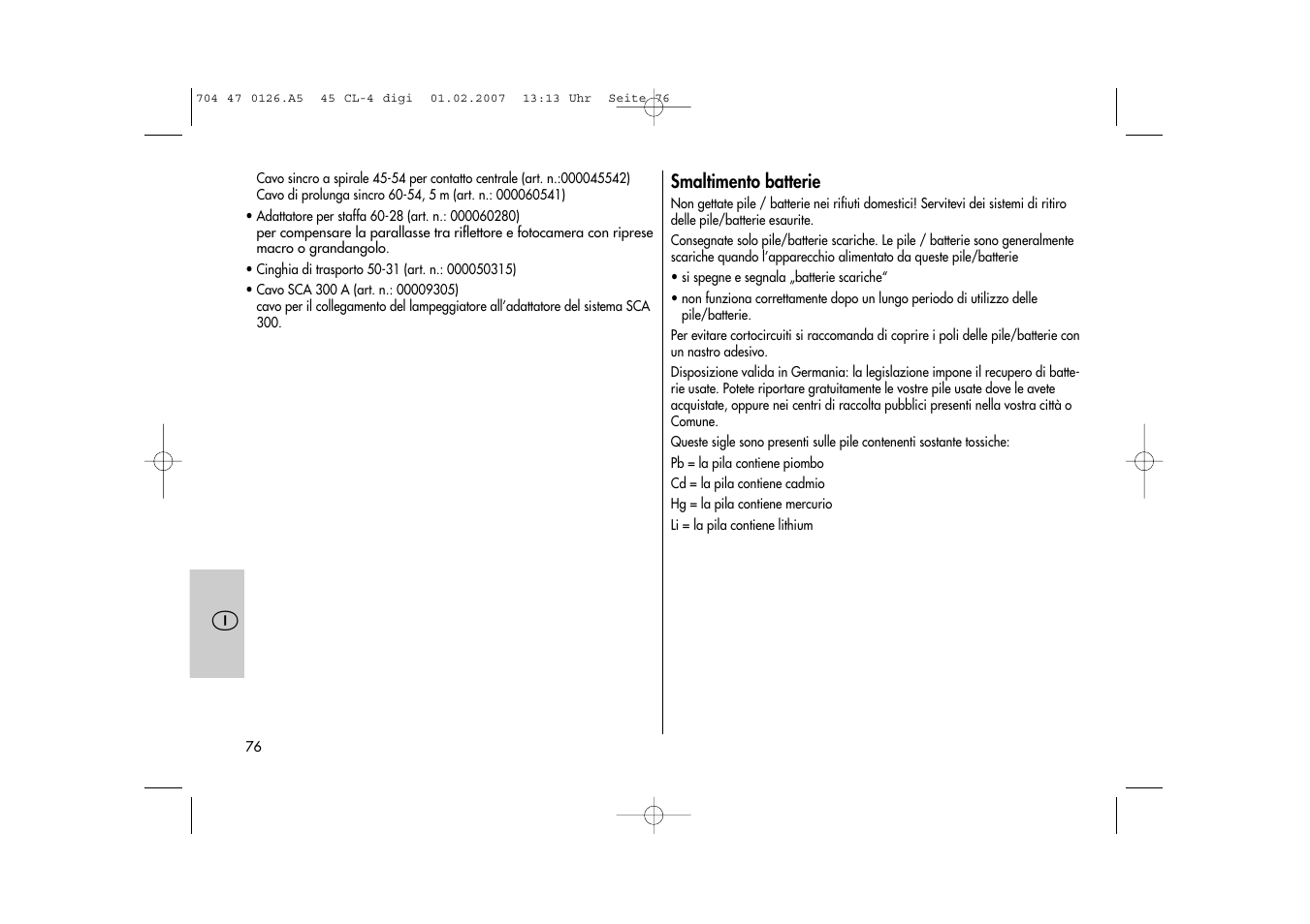 Metz Mecablitz 45 CL-4 User Manual | Page 76 / 104