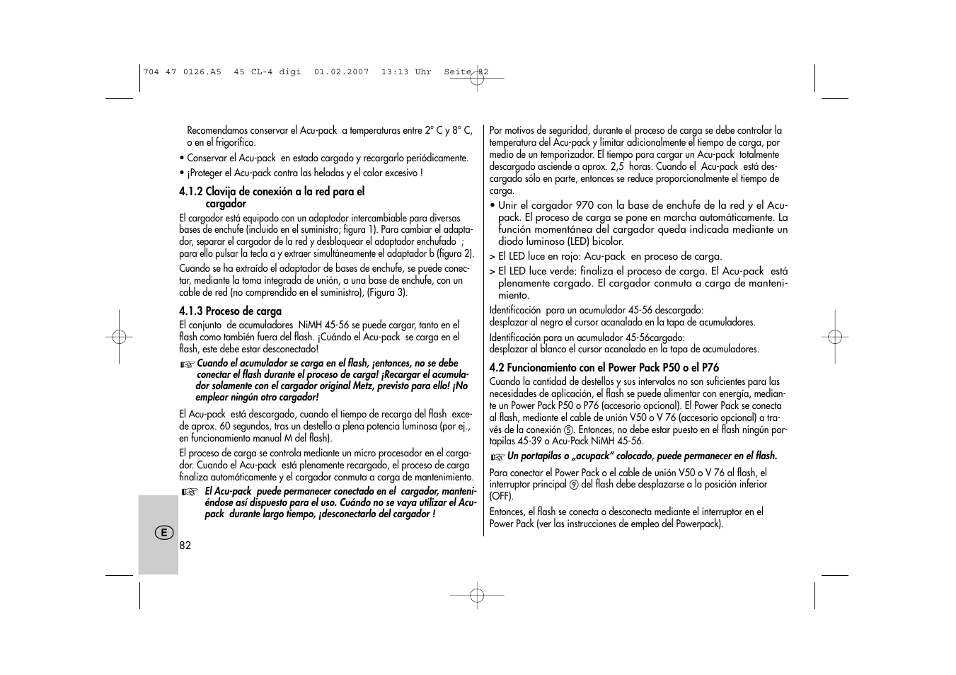 Metz Mecablitz 45 CL-4 User Manual | Page 82 / 104