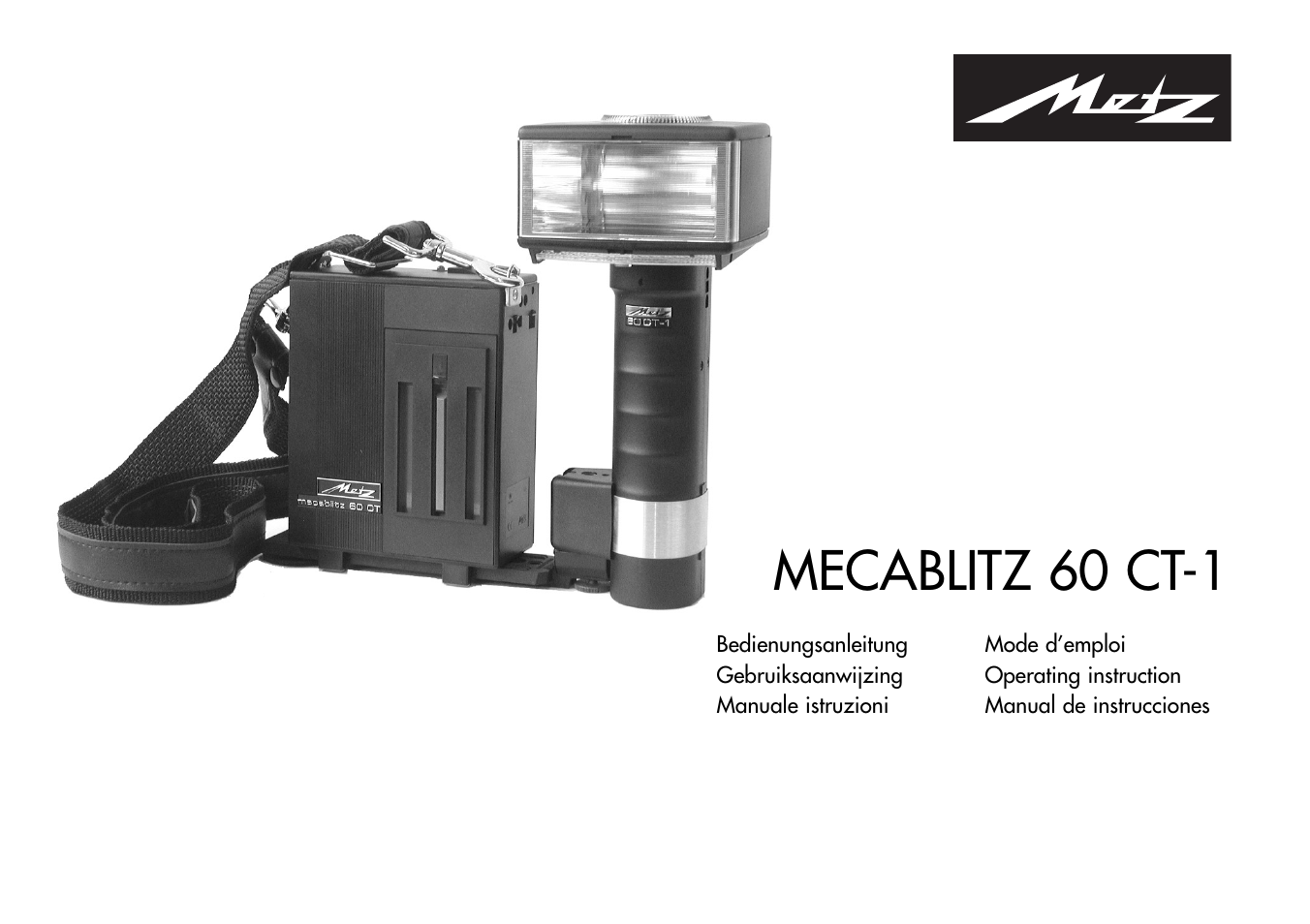 Metz Mecablitz 60 CT-1 User Manual | 56 pages