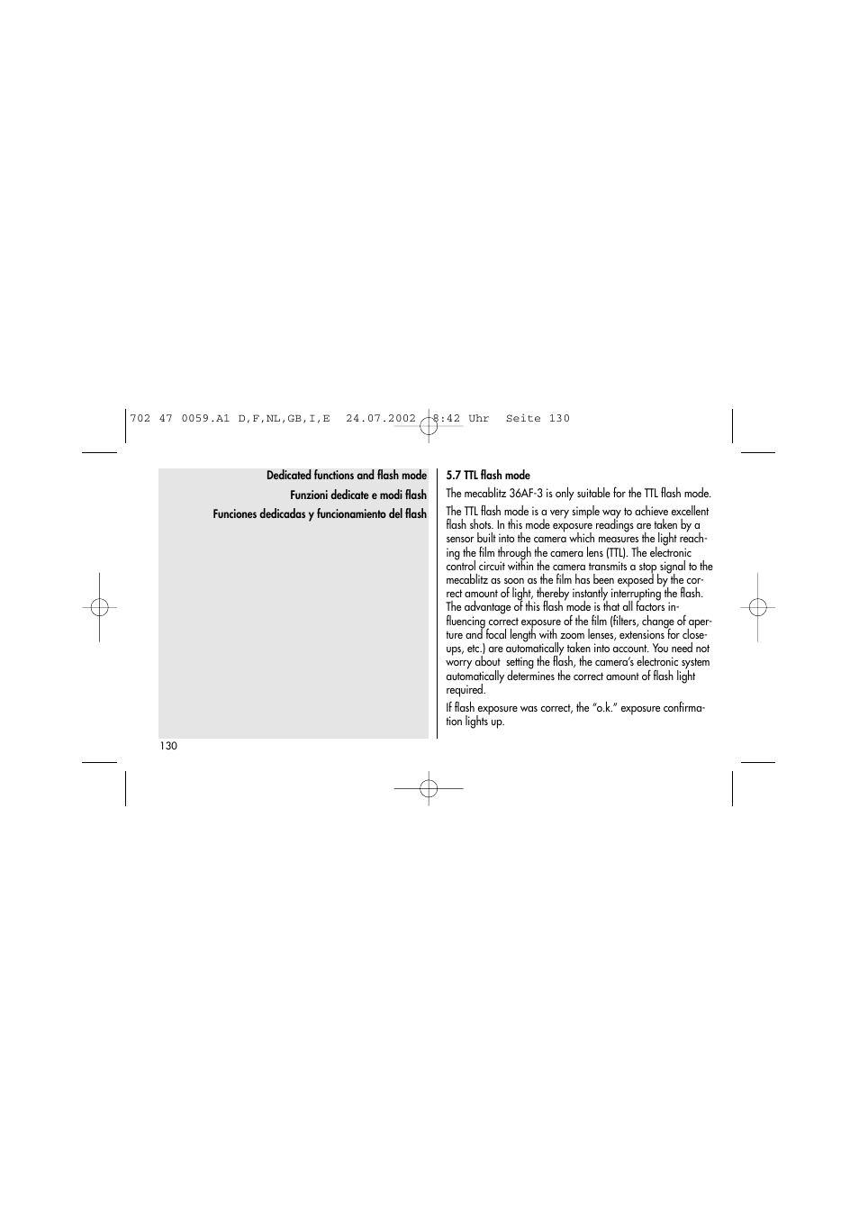 Metz Mecablitz 36 AF-3N User Manual | Page 26 / 41