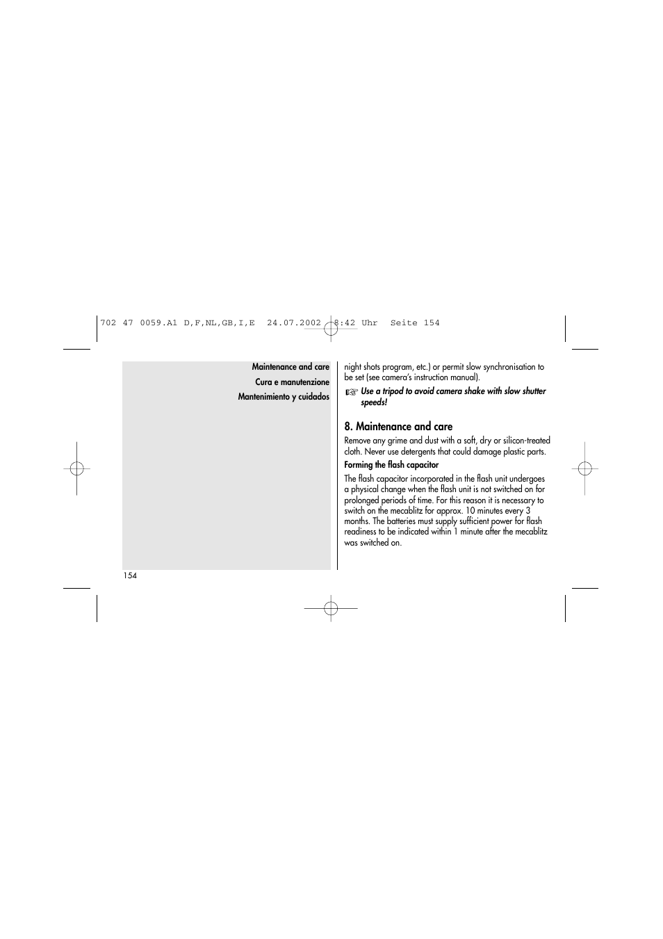Metz Mecablitz 36 AF-3N User Manual | Page 38 / 41