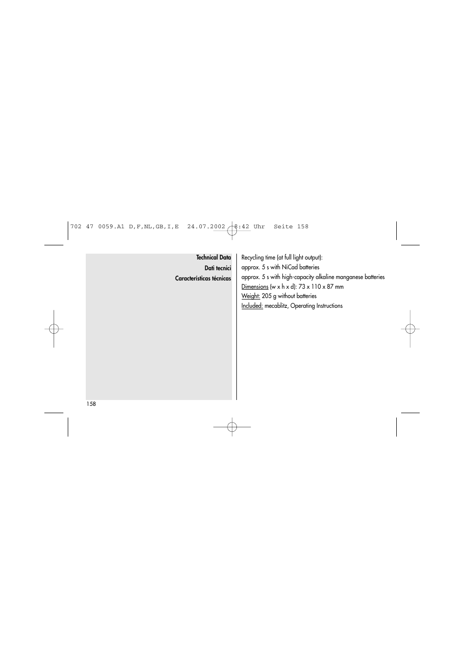 Metz Mecablitz 36 AF-3N User Manual | Page 40 / 41