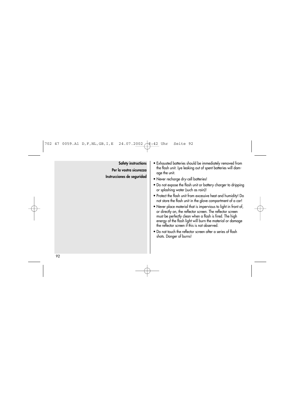 Metz Mecablitz 36 AF-3N User Manual | Page 7 / 41