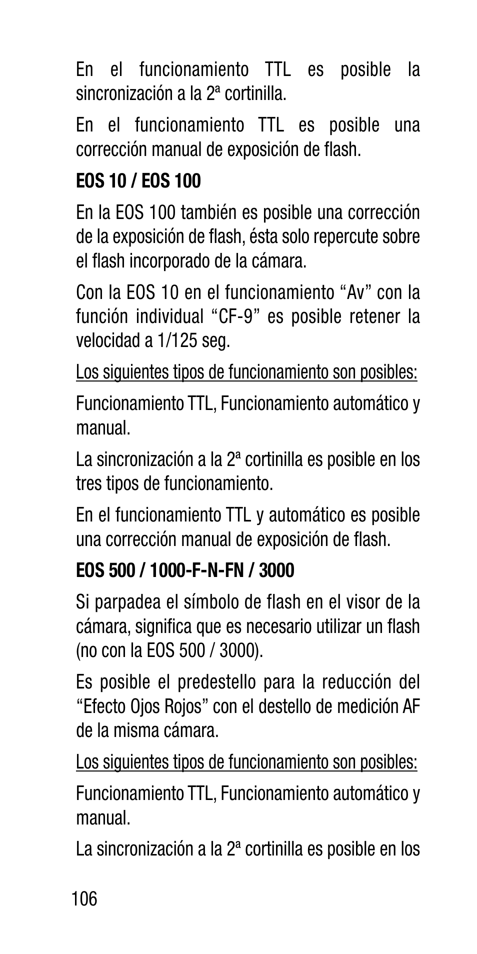 Metz Canon Eos SCA 3102 M5 User Manual | Page 106 / 120
