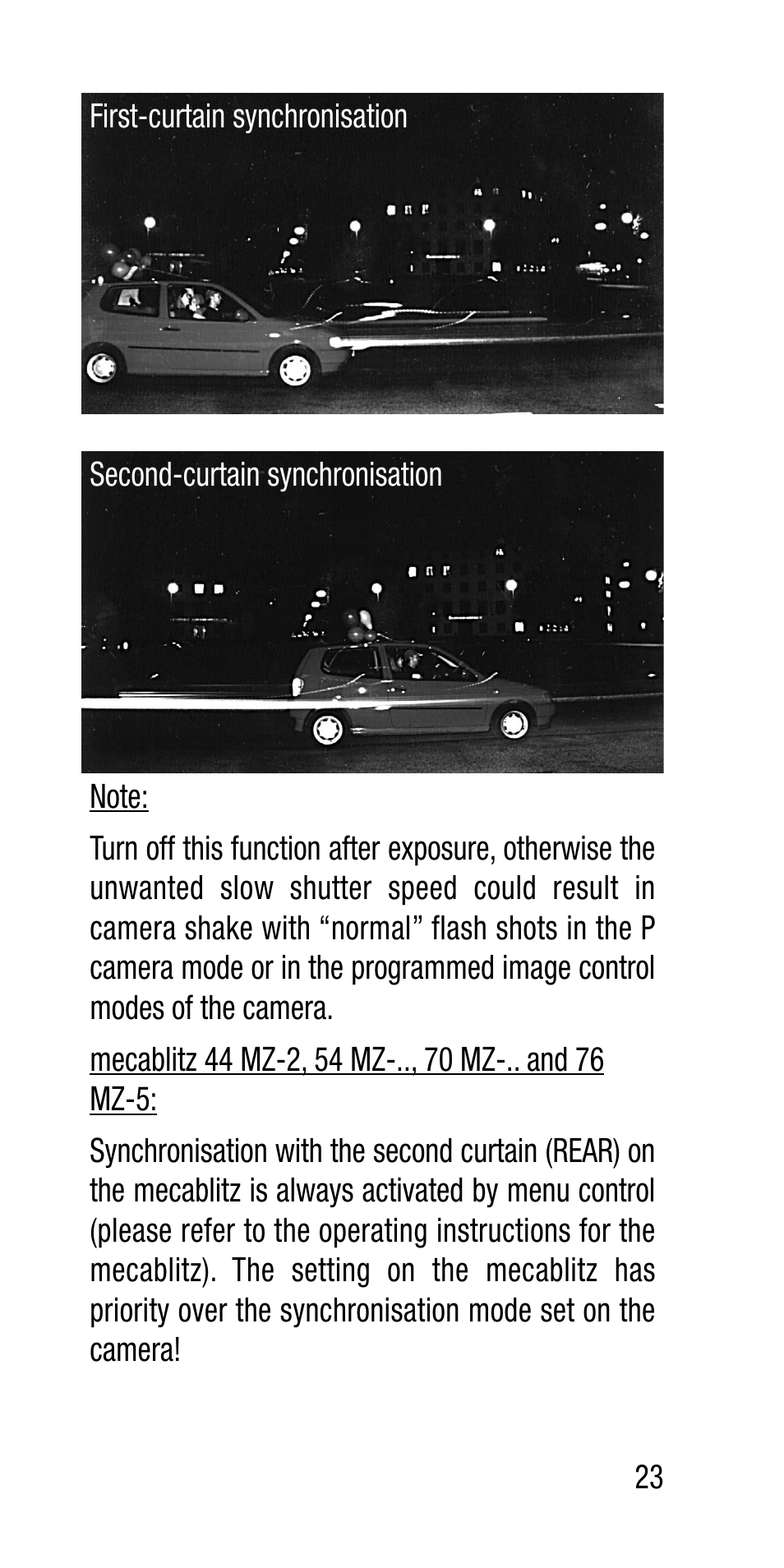 Metz Canon Eos SCA 3102 M5 User Manual | Page 23 / 120