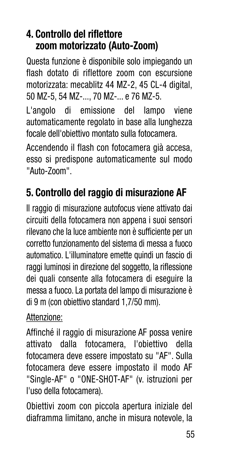 Metz Canon Eos SCA 3102 M5 User Manual | Page 55 / 120