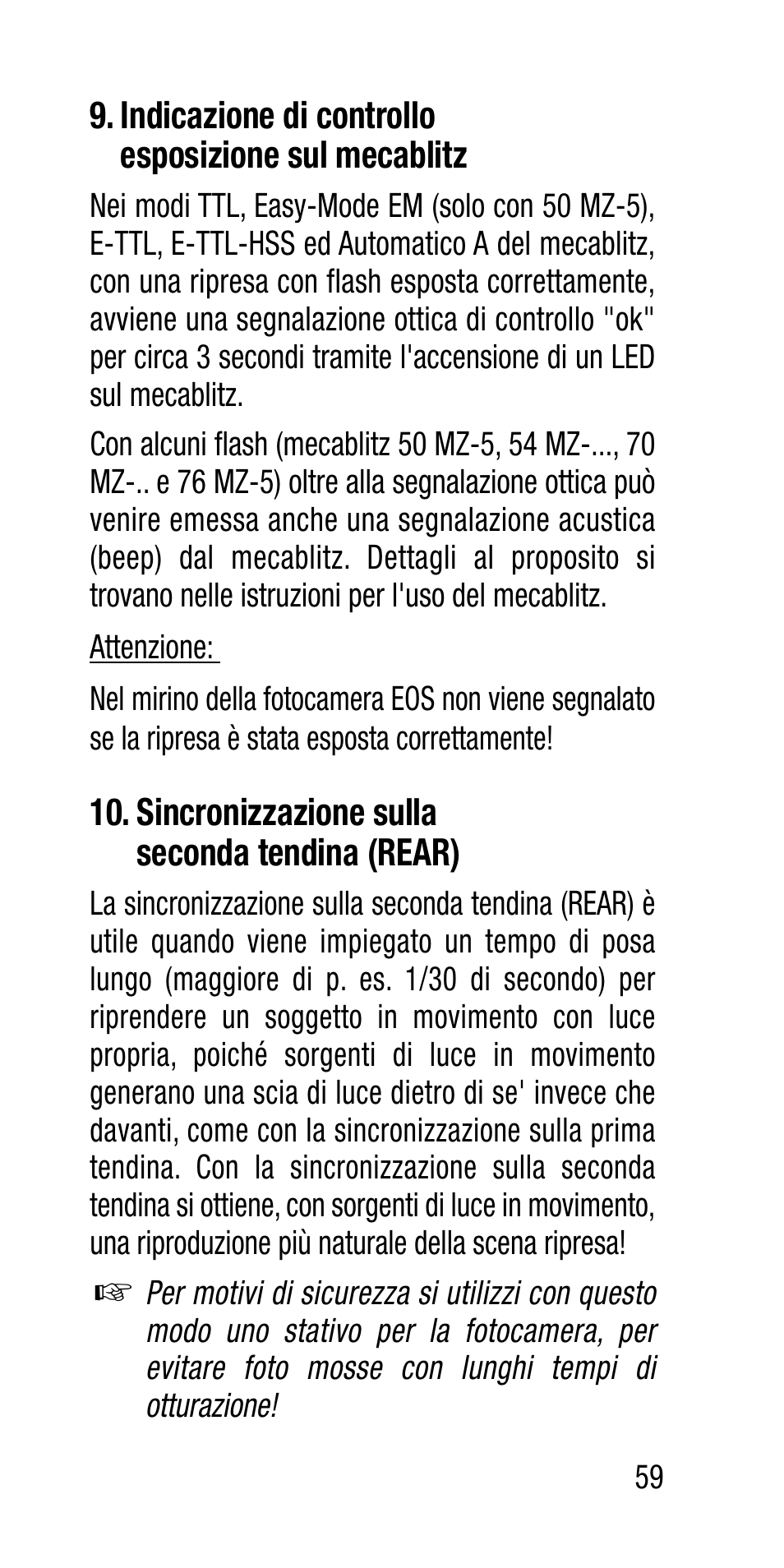 Metz Canon Eos SCA 3102 M5 User Manual | Page 59 / 120