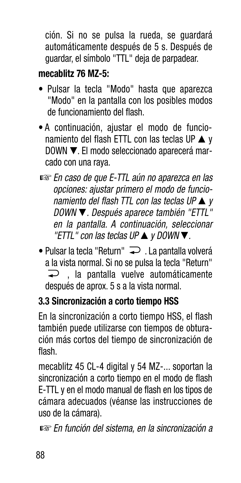 Metz Canon Eos SCA 3102 M5 User Manual | Page 88 / 120