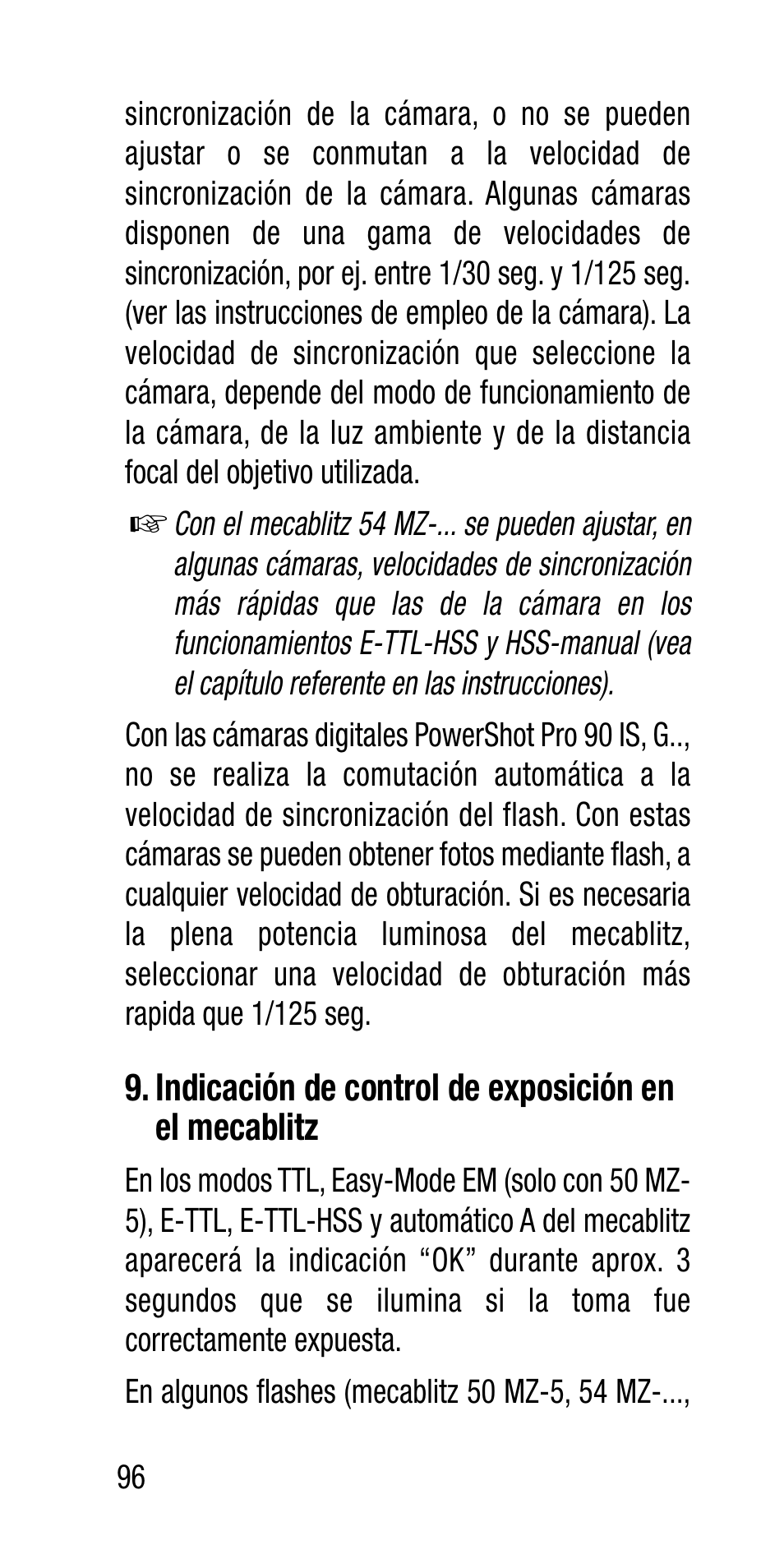 Metz Canon Eos SCA 3102 M5 User Manual | Page 96 / 120