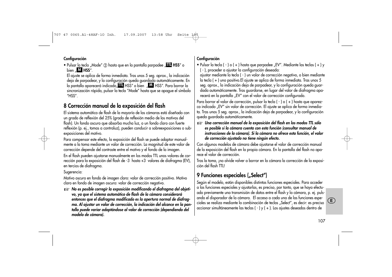 Metz AF-1 User Manual | Page 107 / 127