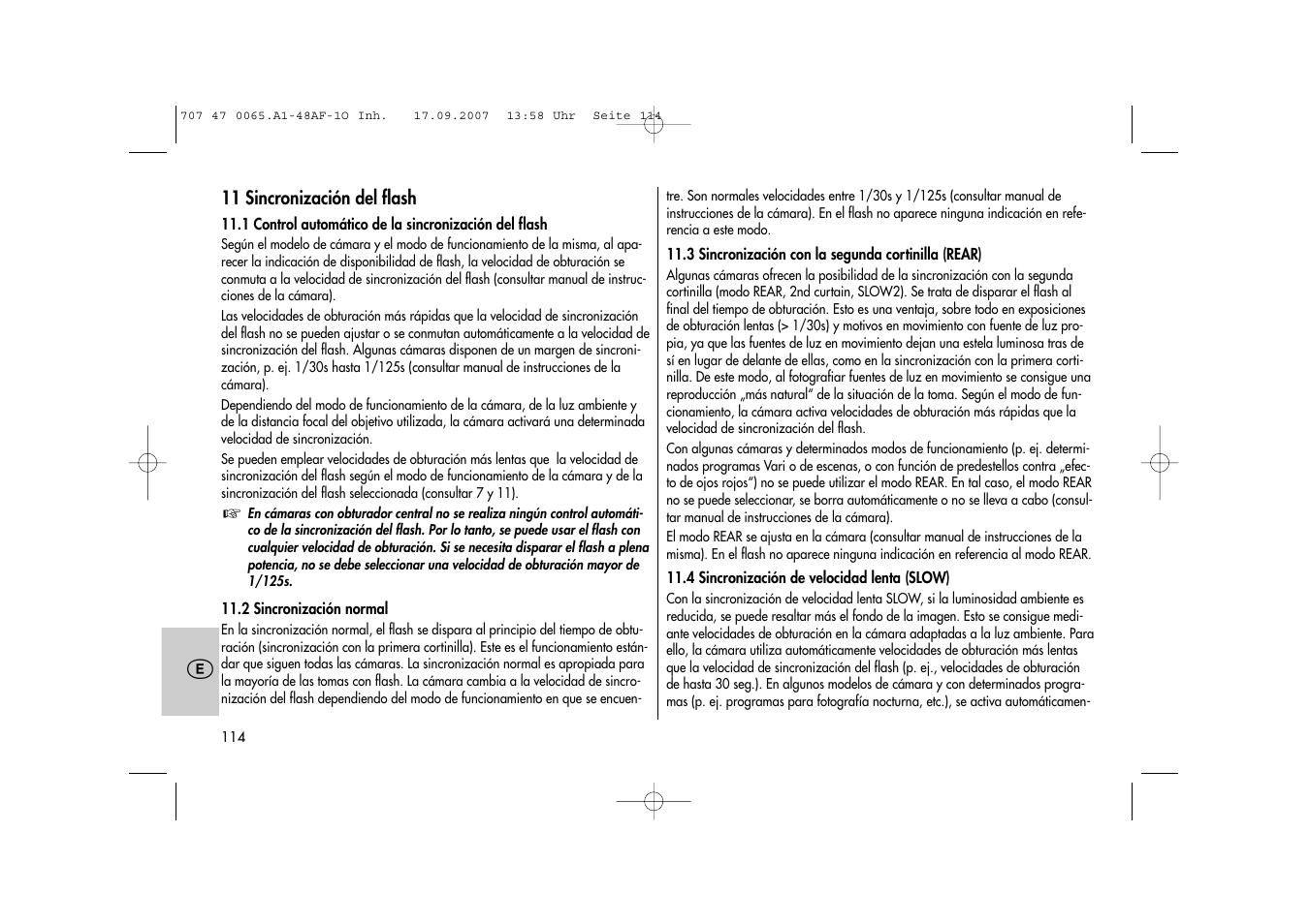 Metz AF-1 User Manual | Page 114 / 127