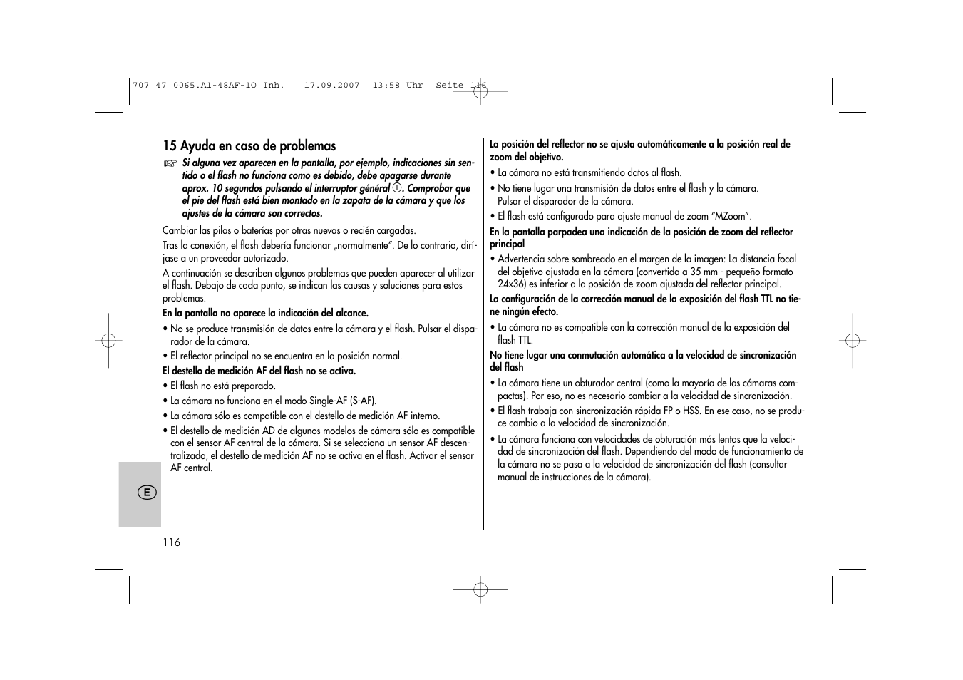 Metz AF-1 User Manual | Page 116 / 127