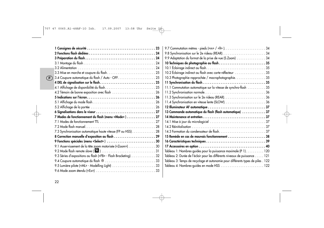 Metz AF-1 User Manual | Page 22 / 127