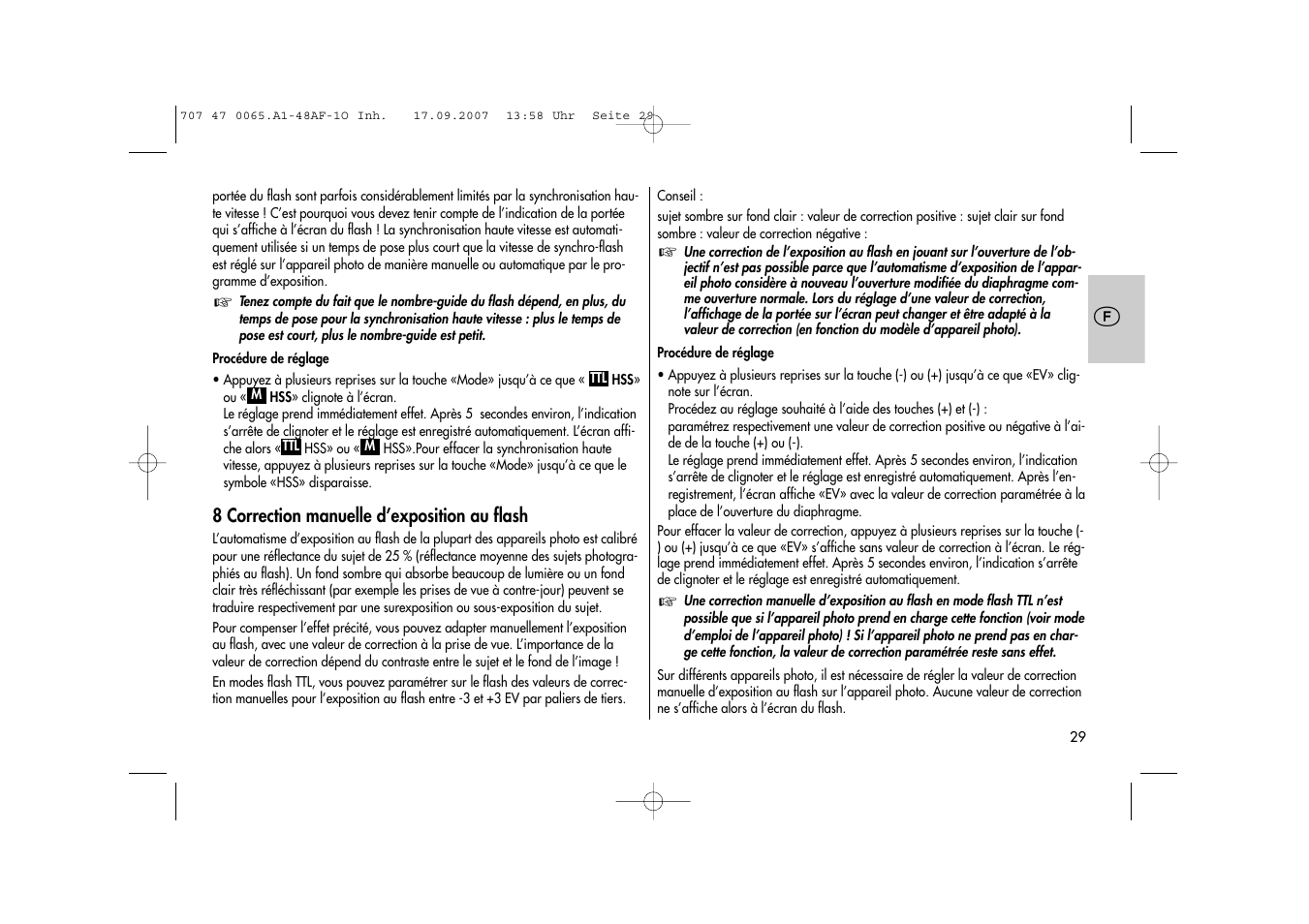 Metz AF-1 User Manual | Page 29 / 127