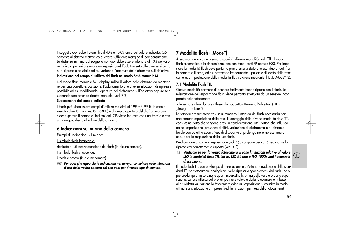 Metz AF-1 User Manual | Page 85 / 127