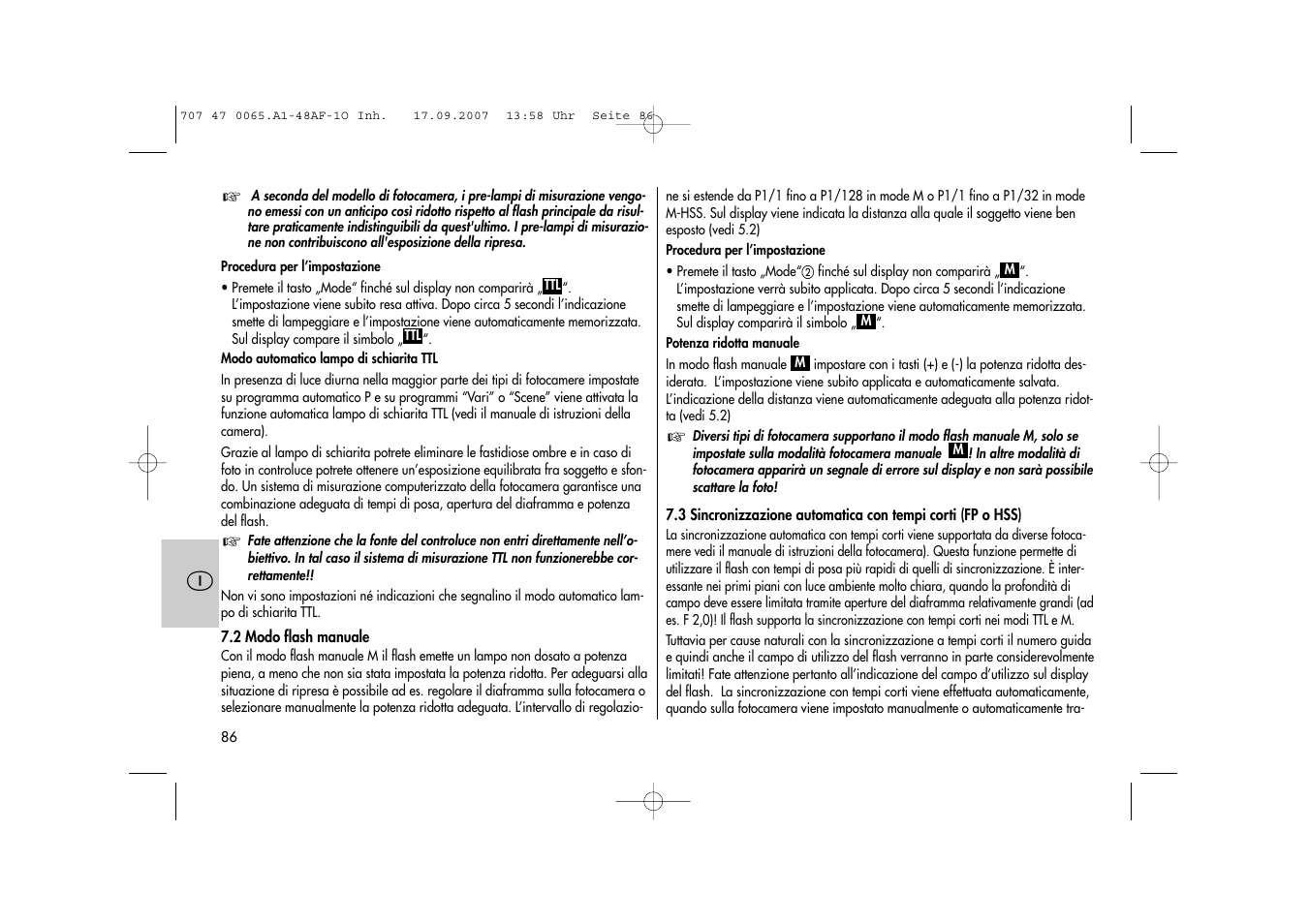 Metz AF-1 User Manual | Page 86 / 127
