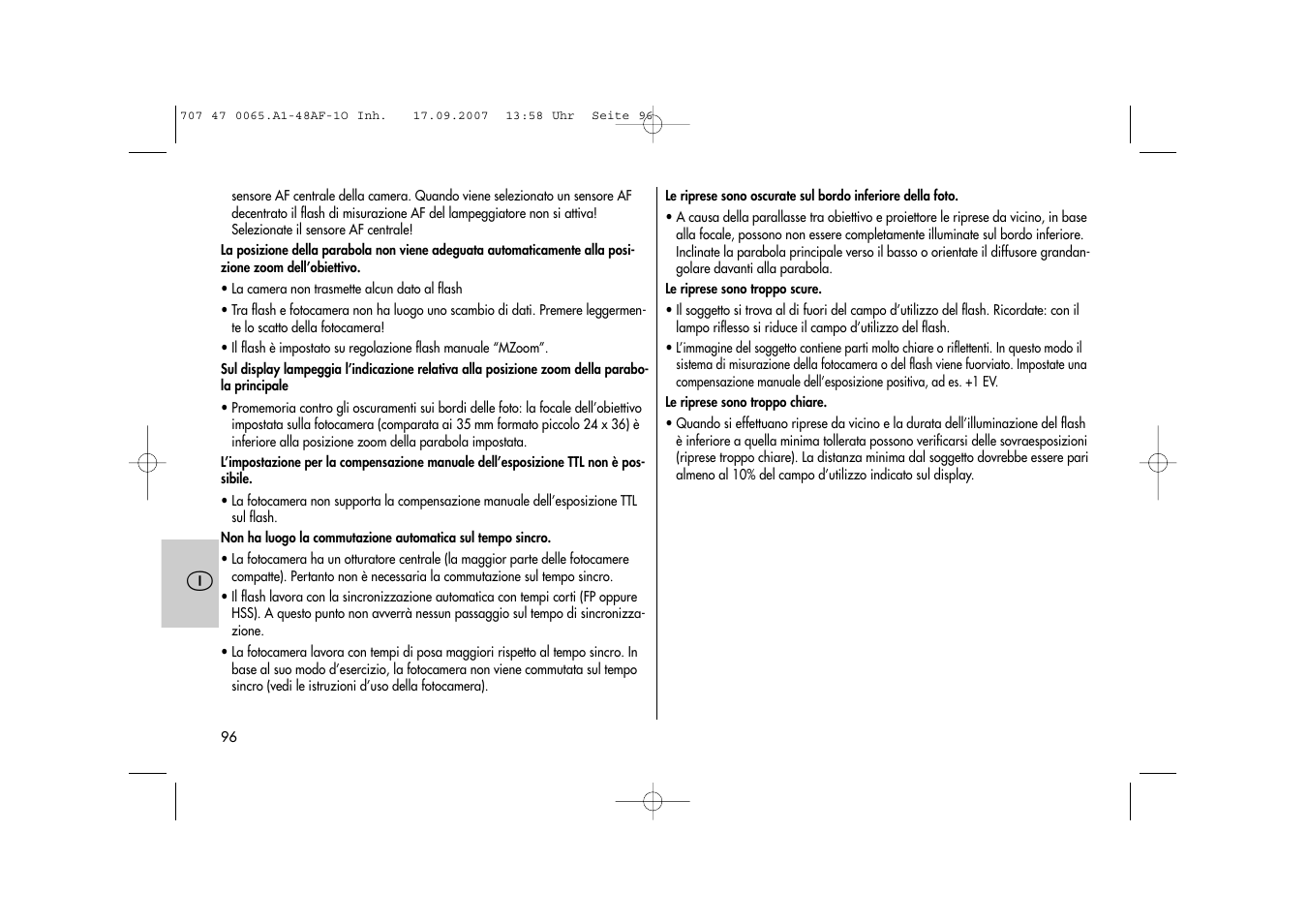 Metz AF-1 User Manual | Page 96 / 127