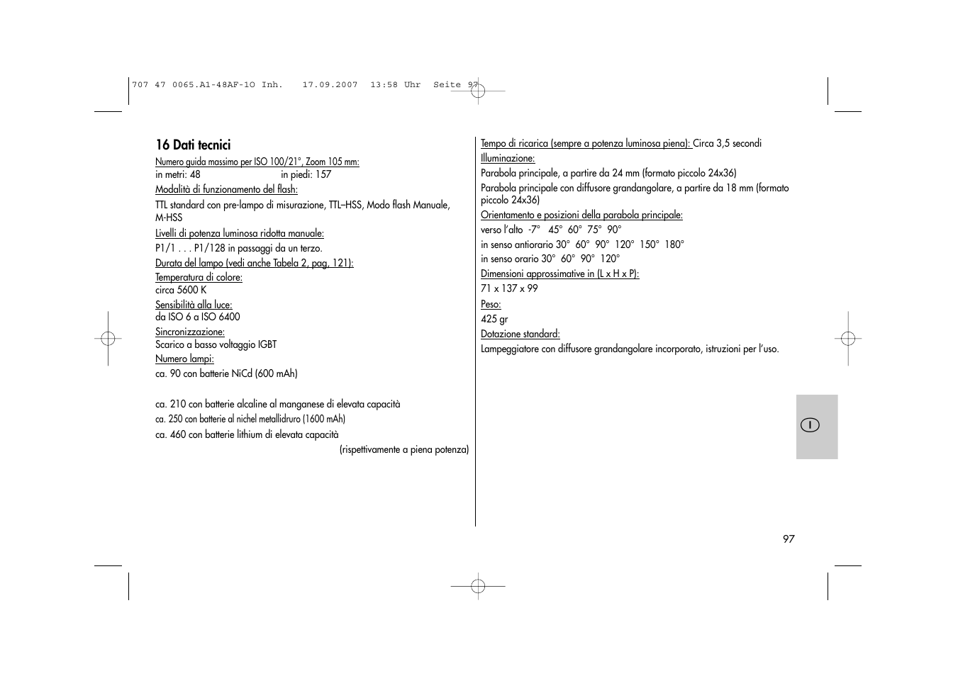 Metz AF-1 User Manual | Page 97 / 127