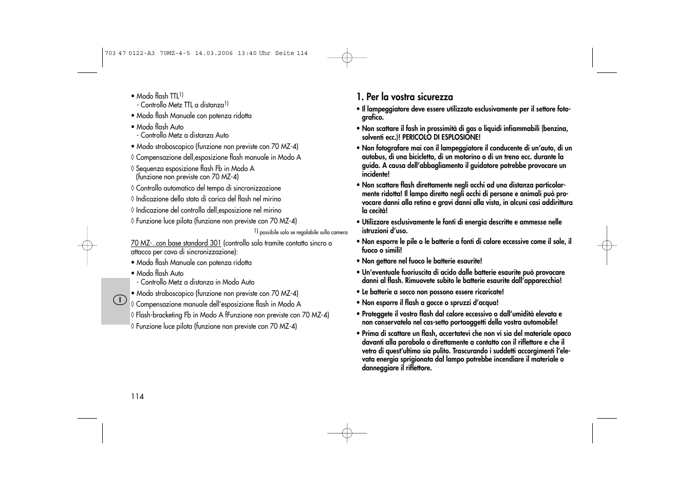 Metz 70 MZ-4/5 User Manual | Page 114 / 180