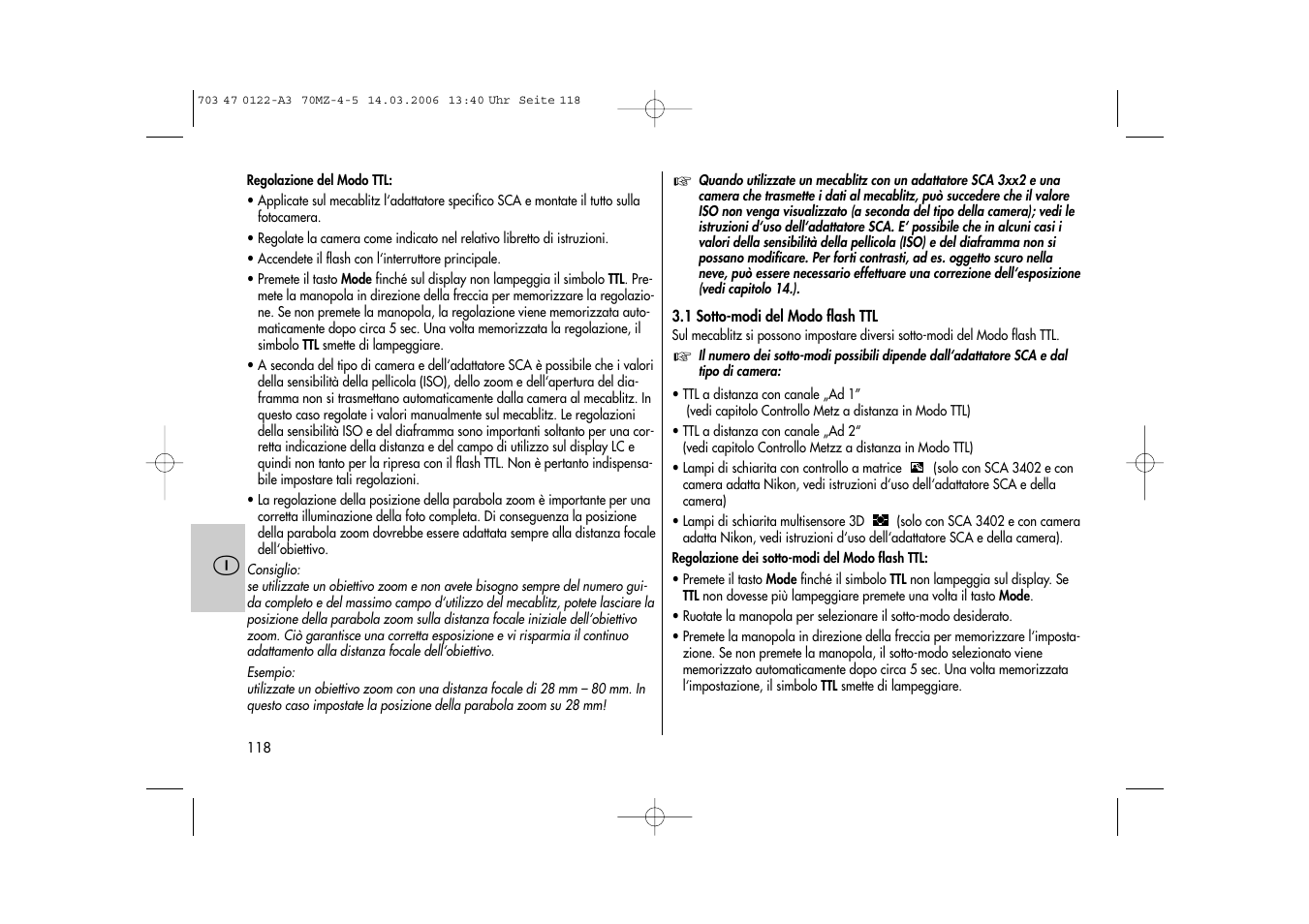 Metz 70 MZ-4/5 User Manual | Page 118 / 180