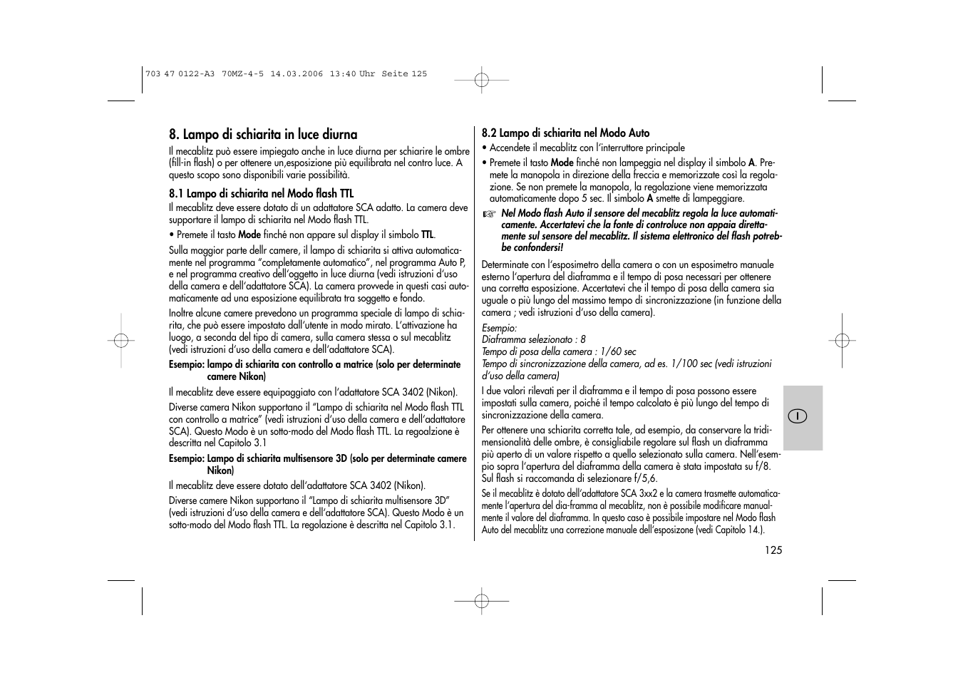 Metz 70 MZ-4/5 User Manual | Page 125 / 180