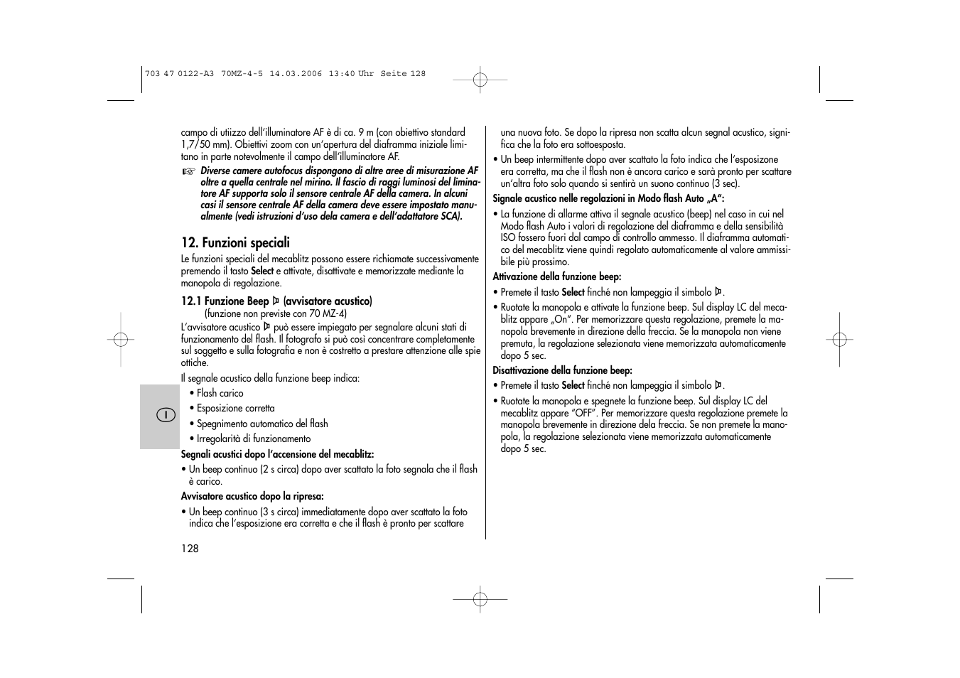 Metz 70 MZ-4/5 User Manual | Page 128 / 180