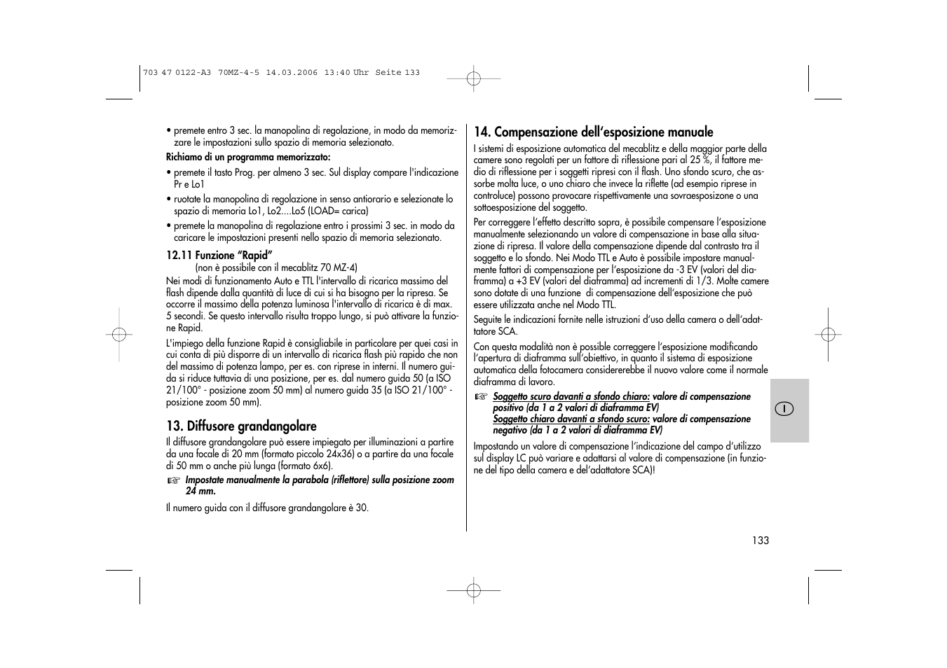 Metz 70 MZ-4/5 User Manual | Page 133 / 180