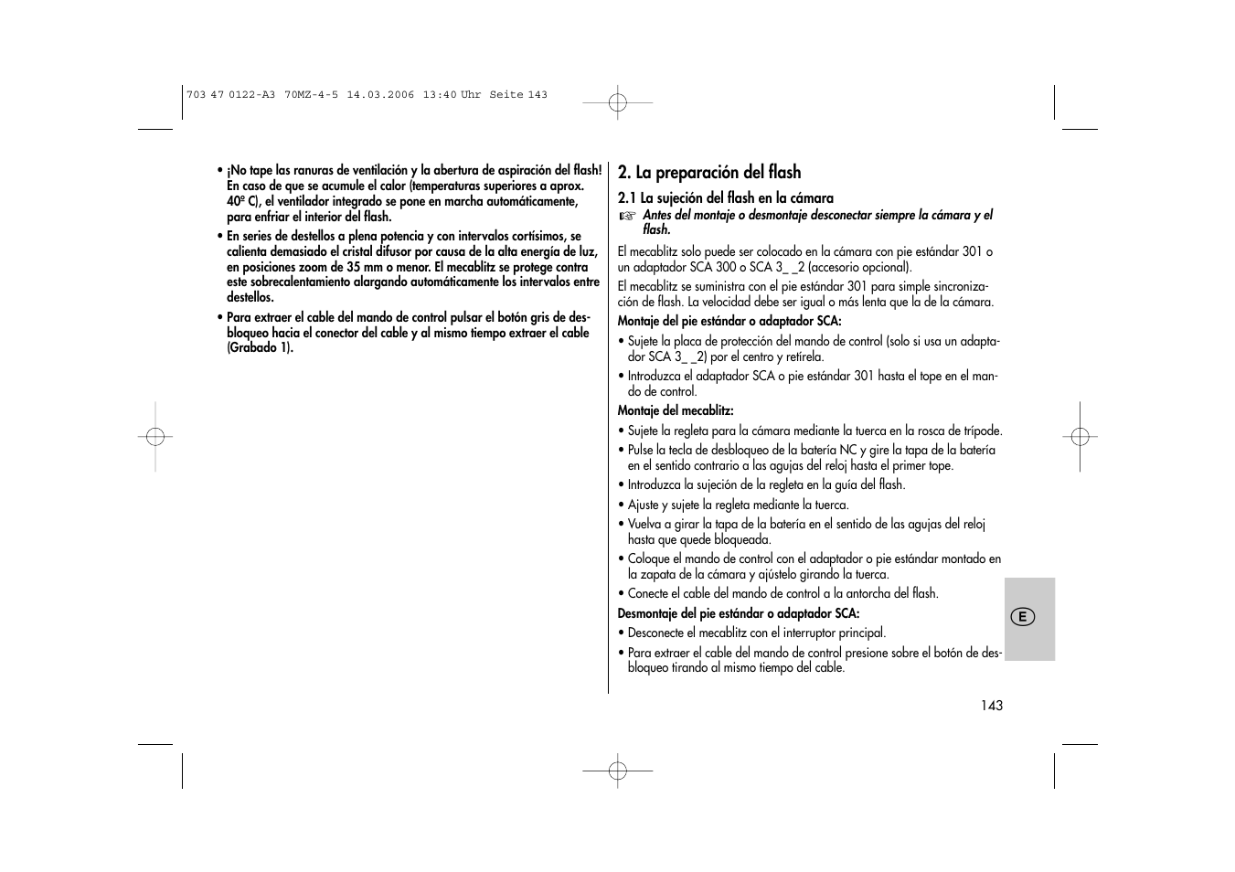 Metz 70 MZ-4/5 User Manual | Page 143 / 180