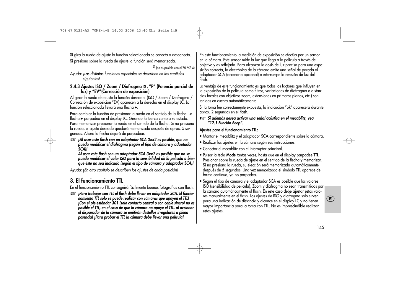 Metz 70 MZ-4/5 User Manual | Page 145 / 180