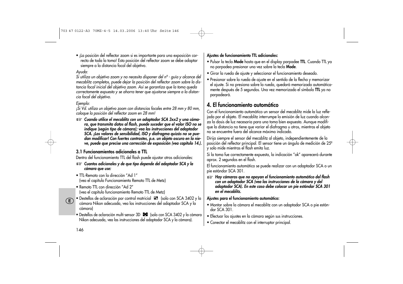 Metz 70 MZ-4/5 User Manual | Page 146 / 180