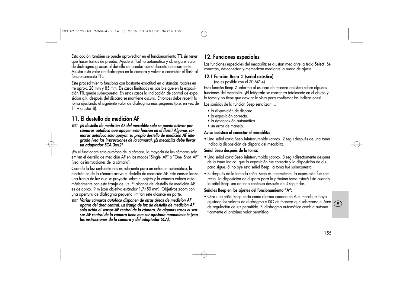 Metz 70 MZ-4/5 User Manual | Page 155 / 180