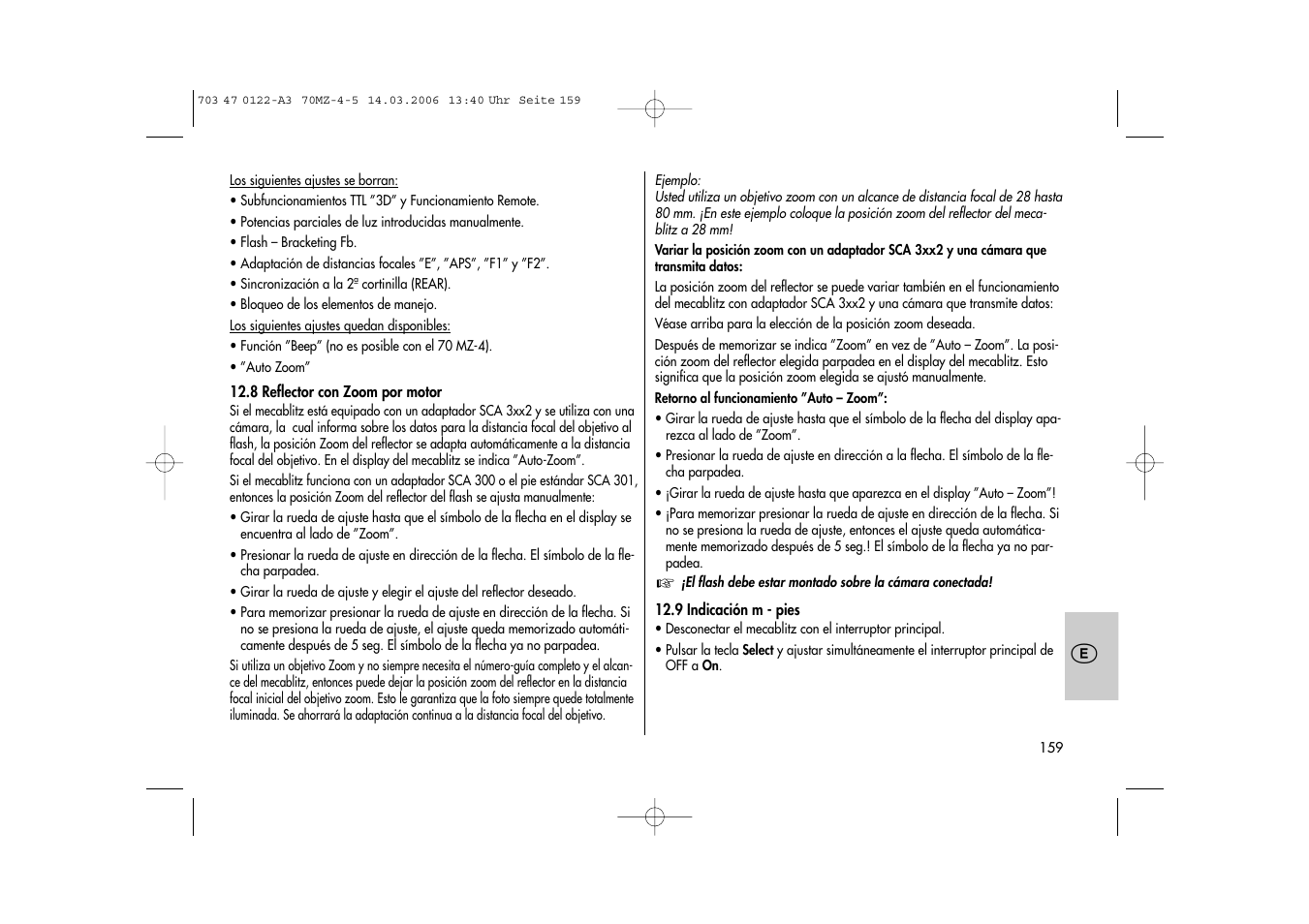 Metz 70 MZ-4/5 User Manual | Page 159 / 180