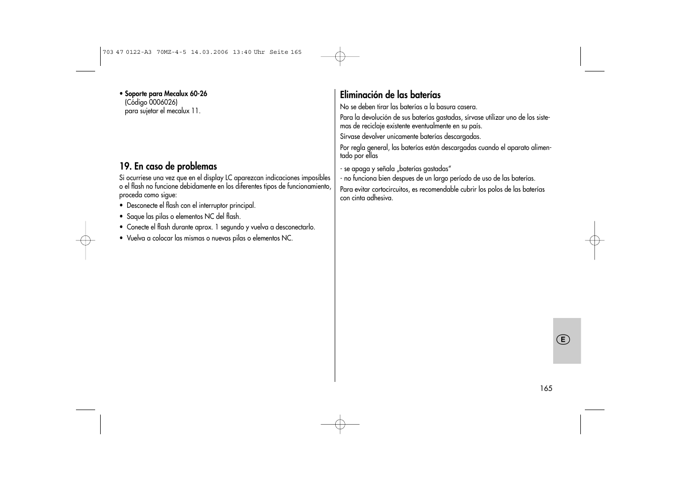 Metz 70 MZ-4/5 User Manual | Page 165 / 180