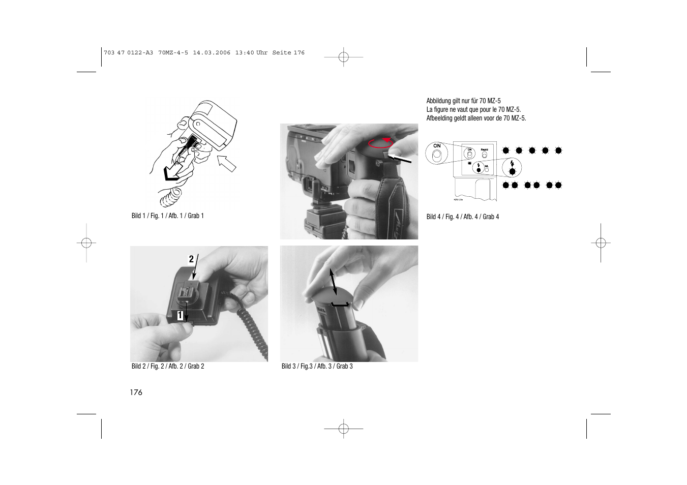 Metz 70 MZ-4/5 User Manual | Page 176 / 180