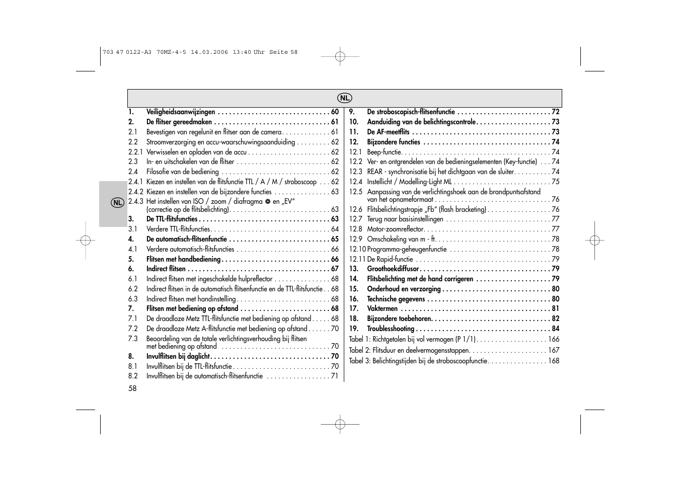 Metz 70 MZ-4/5 User Manual | Page 58 / 180