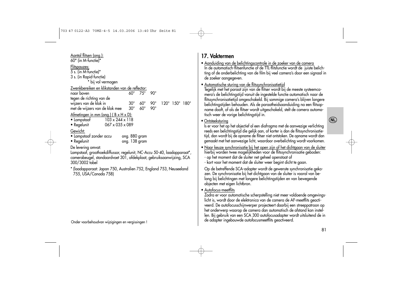 Metz 70 MZ-4/5 User Manual | Page 81 / 180