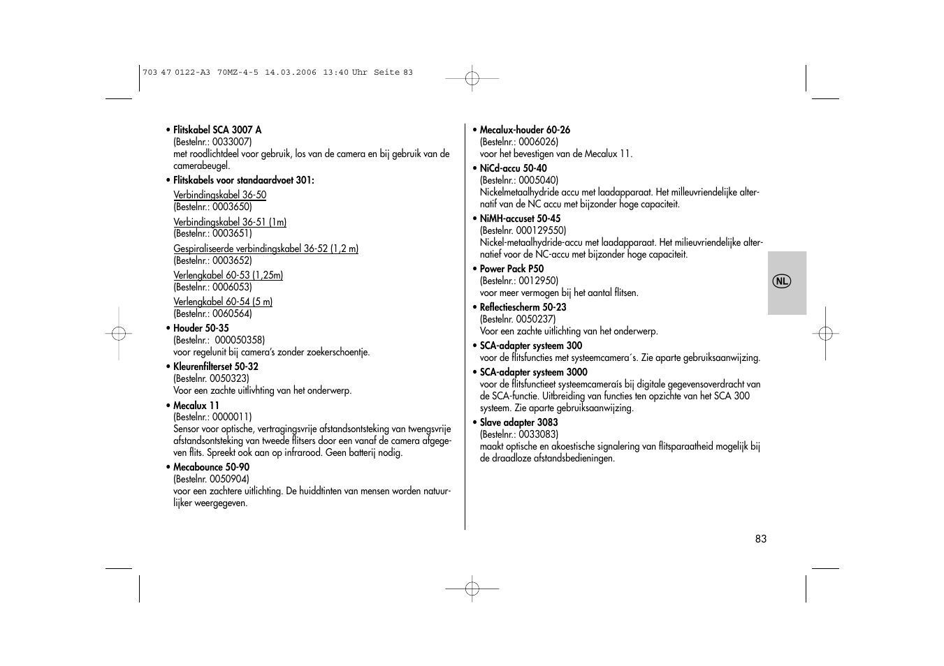 Metz 70 MZ-4/5 User Manual | Page 83 / 180