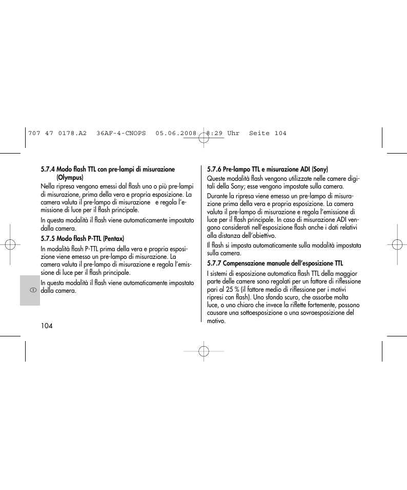Metz 36 AF-4 O User Manual | Page 104 / 140