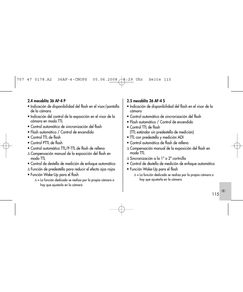 Metz 36 AF-4 O User Manual | Page 115 / 140