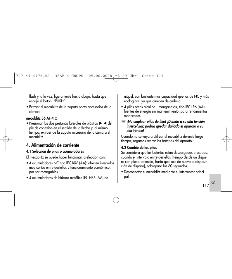 Metz 36 AF-4 O User Manual | Page 117 / 140