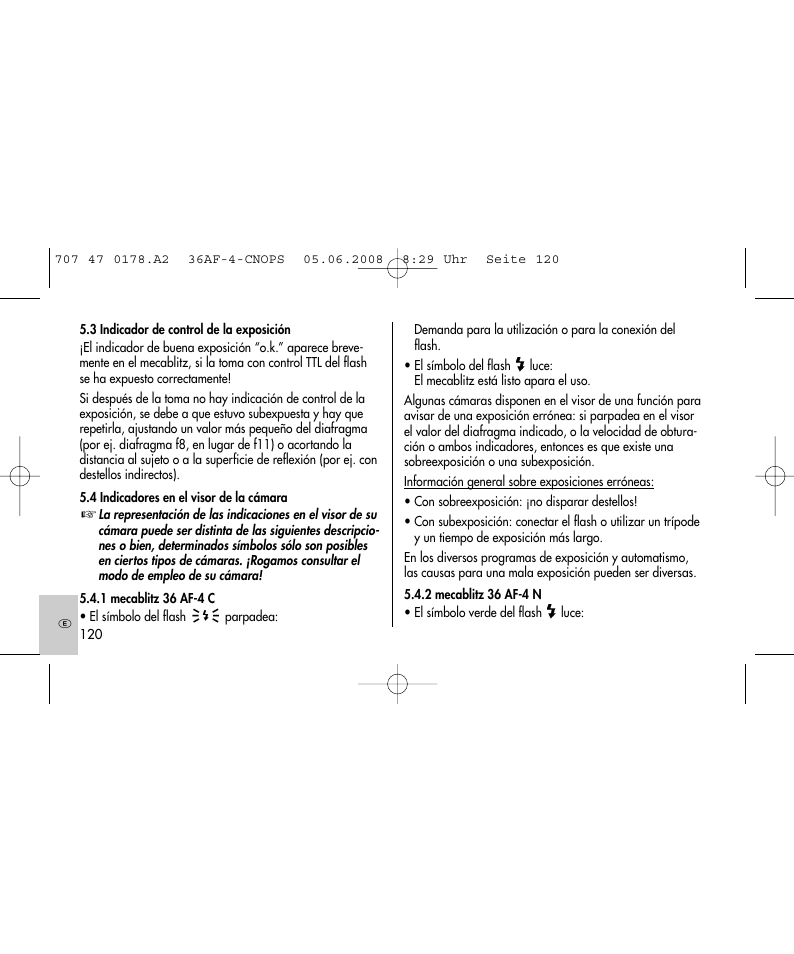 Metz 36 AF-4 O User Manual | Page 120 / 140