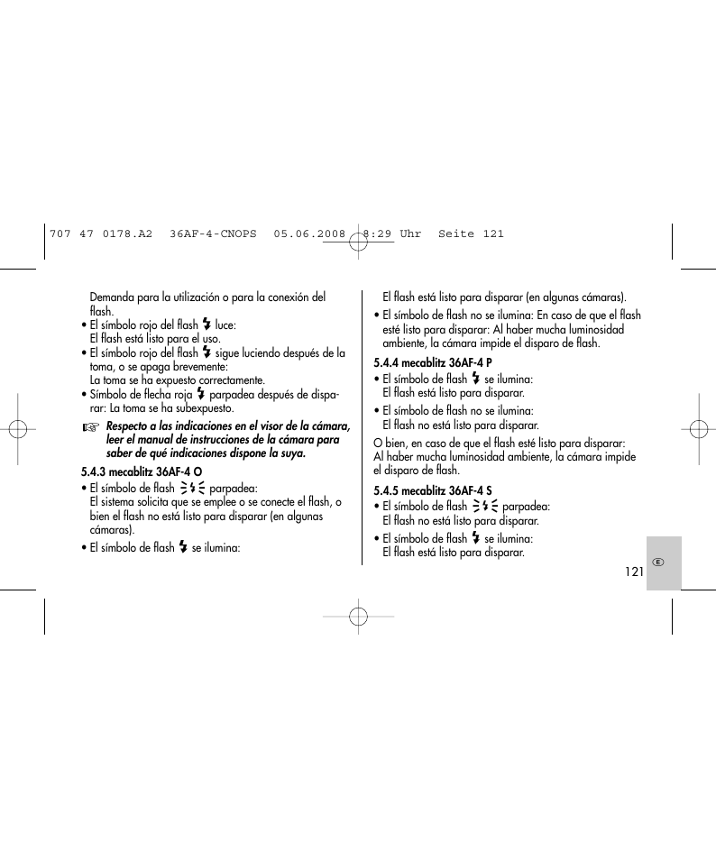 Metz 36 AF-4 O User Manual | Page 121 / 140